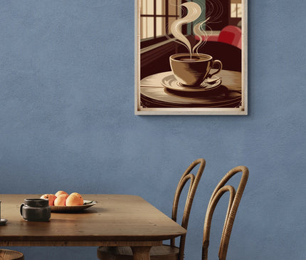 affiche vintage café