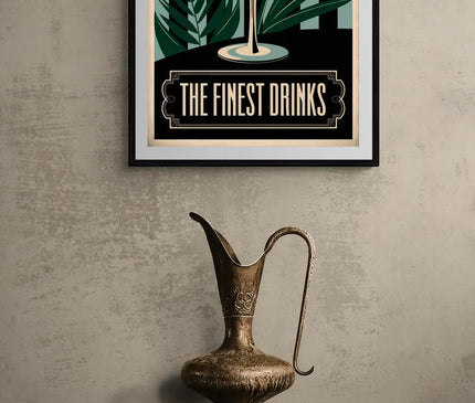 affiche bar vintage