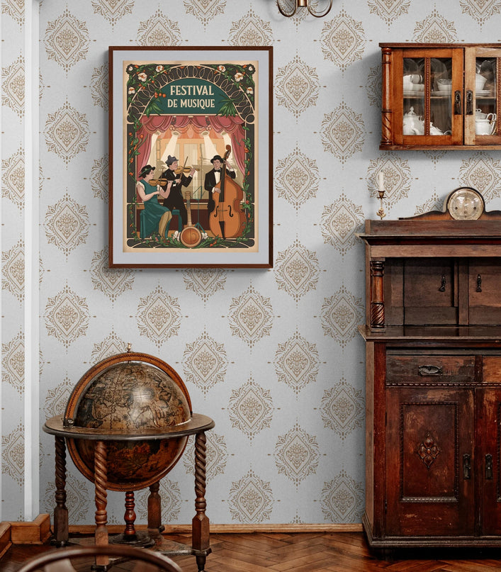 Affiche presse ancienne