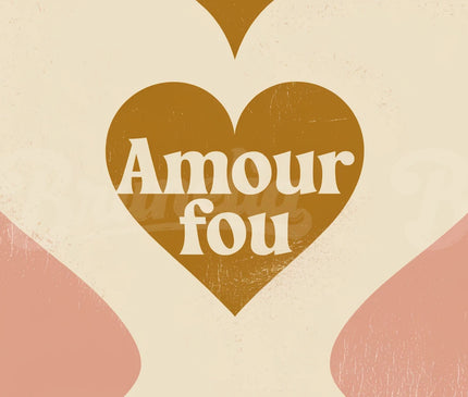 affiche amour vintage