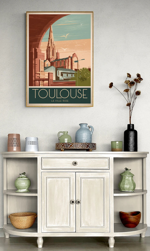 affiche vintage toulouse 2