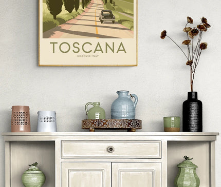 affiche vintage toscane 2