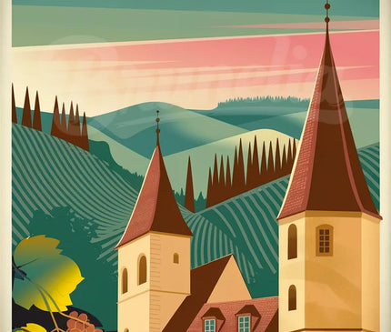 Affiche vintage Bergerac