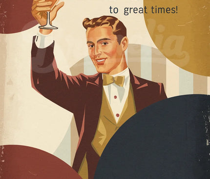 affiche de bar vintage