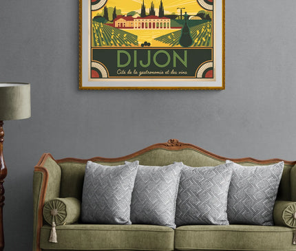affiche vintage dijon