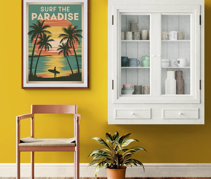 Affiche vintage surf lifestyle 1