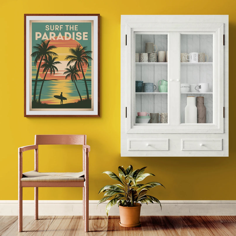 Affiche vintage surf lifestyle 1