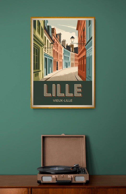 affiche lille vintage