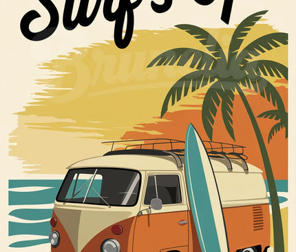 Affiche vintage surf copie 2
