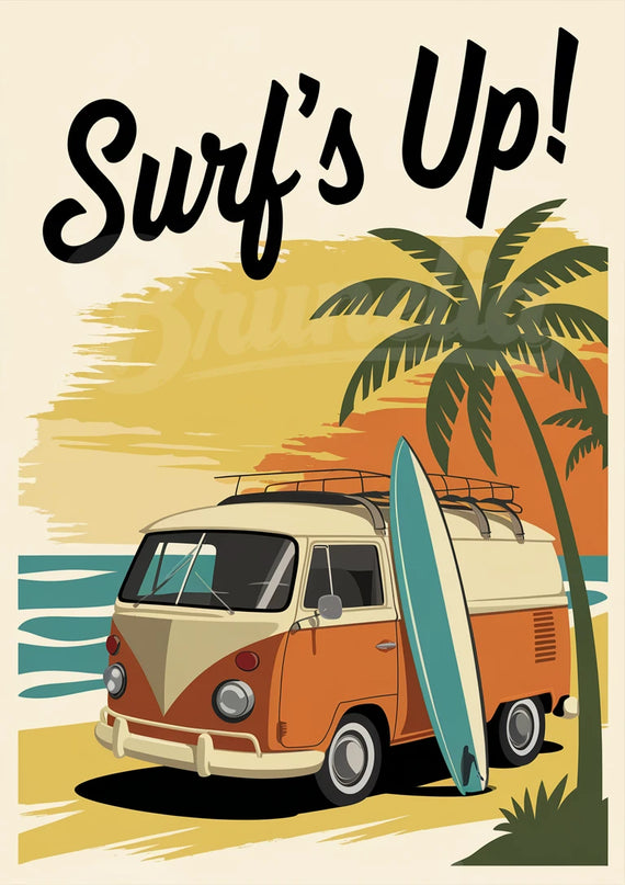 Affiche vintage surf copie 2