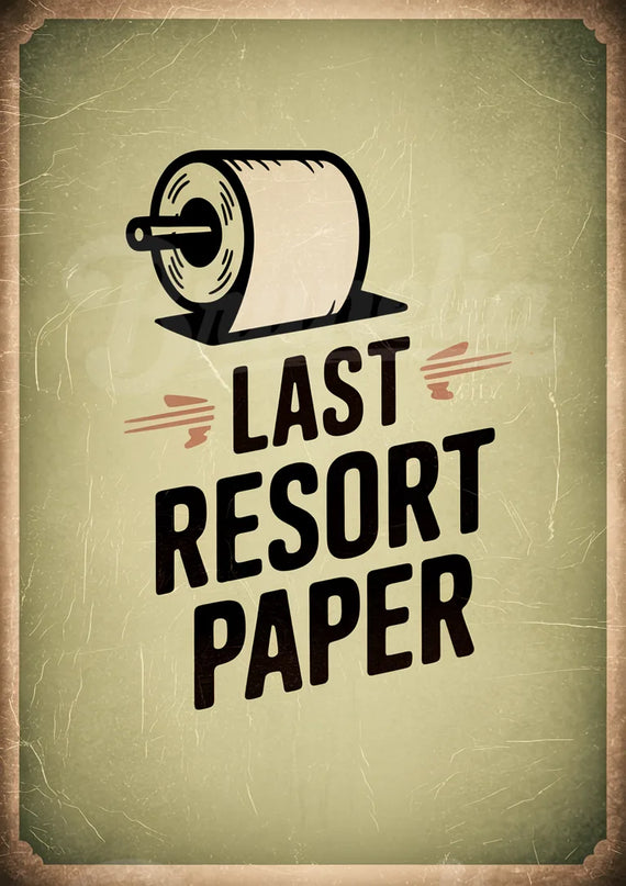 affiche toilettes vintage