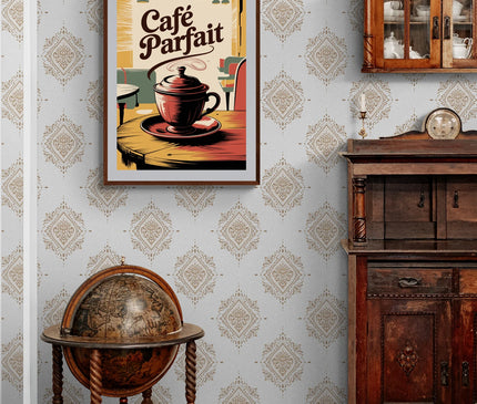 Affiche dessin commercial vintage