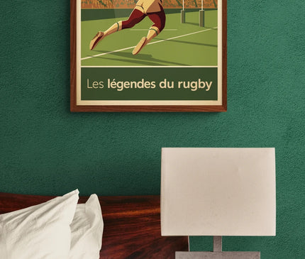 affiche rugby vintage 2