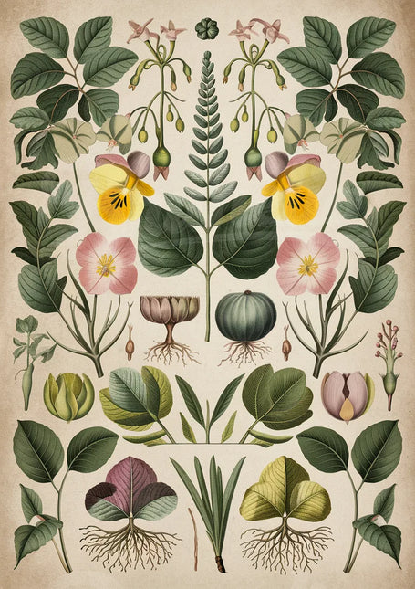 Affiche vintage nature 1