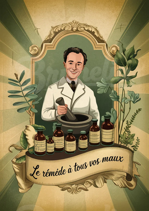 affiche pharmacie vintage