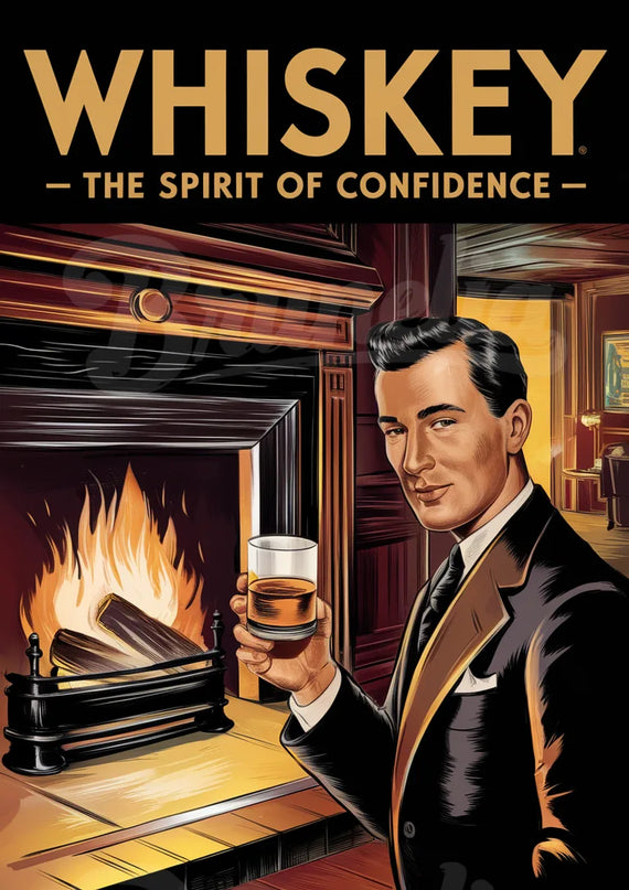 affiche alcool vintage