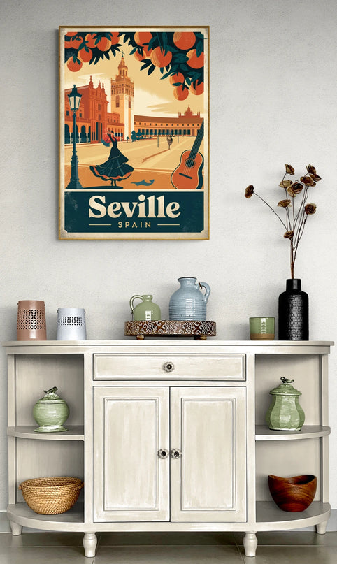 Affiche vintage Séville