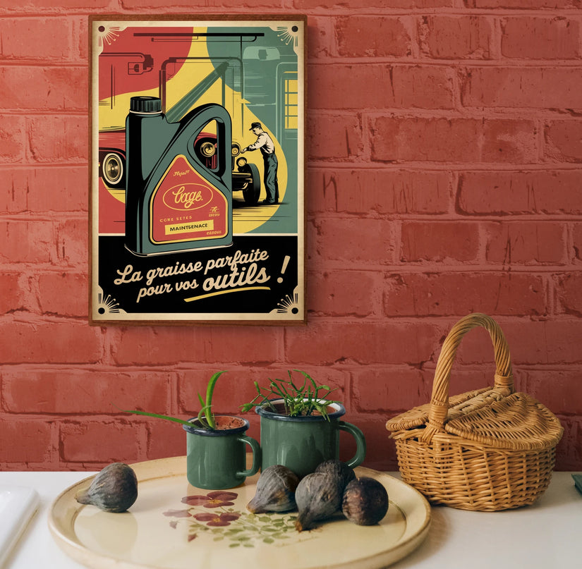 affiche produits d’entretien anciens