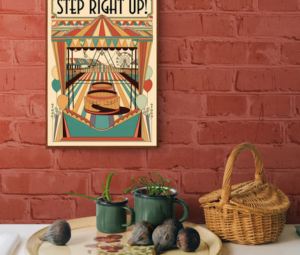Affiche jeux forains vintage