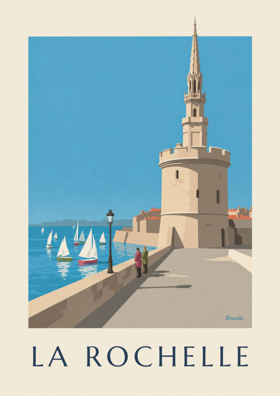 Affiche Tour de la Lanterne à La Rochelle