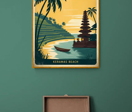 affiche bali vintage