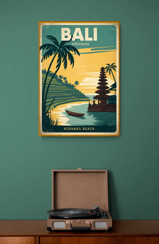 affiche bali vintage