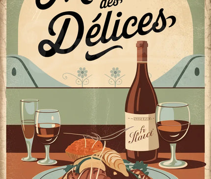 affiche cuisine menus anciens 1