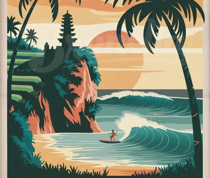 Pack Surf — 4 affiches A4 · Sélection 2