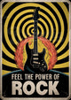 Affiche guitare électrique psychédélique années 70