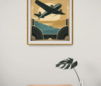 affiche vintage aviation