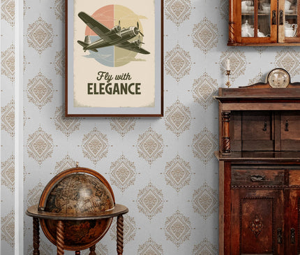 affiche vintage décor d’avion