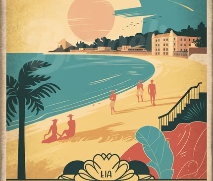 affiche vintage la baule