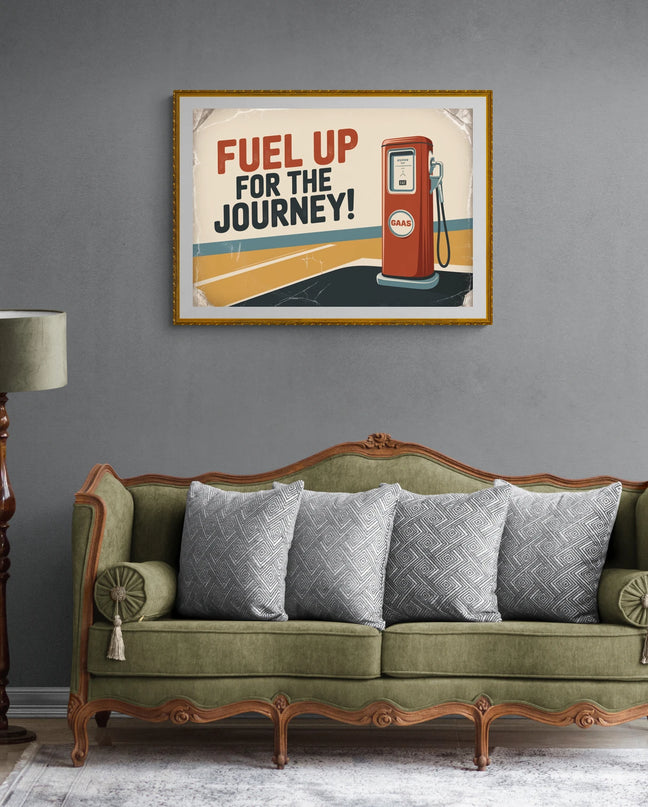 affiche metal vintage