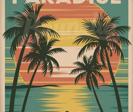 Affiche vintage surf lifestyle 1