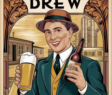 affiche vintage biere