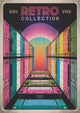 Affiche rétro Collection VHS couloir synthwave néon