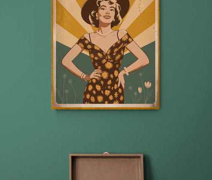 affiche vintage femme 1