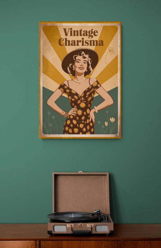 affiche vintage femme 1