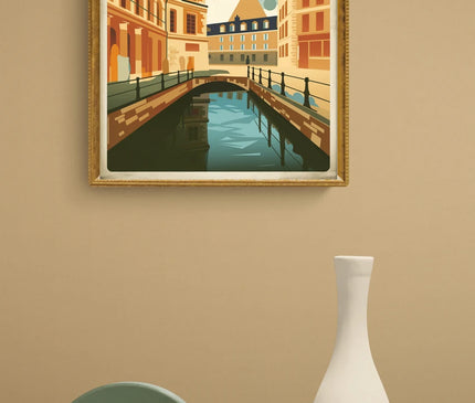affiche design vintage nantes