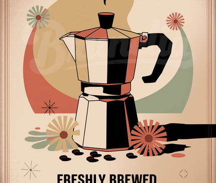 affiche vintage café et thé copie