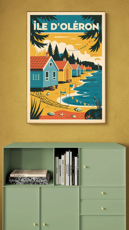 affiche vintage oleron 2