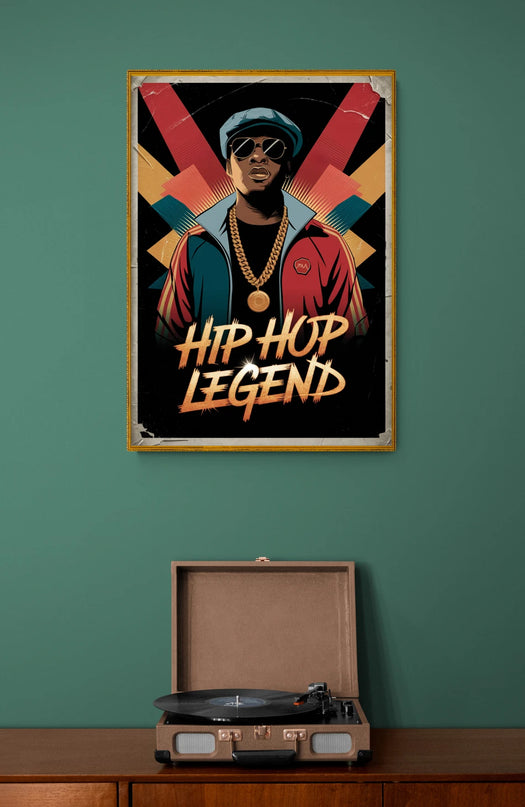 affiche hip hop vintage