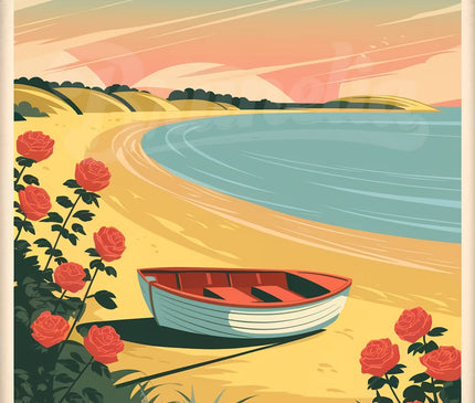 affiche noirmoutier vintage