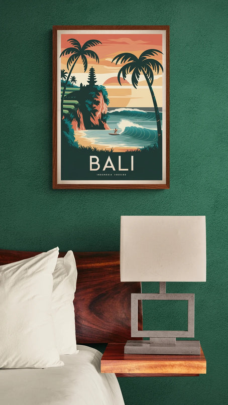 affiche bali vintage