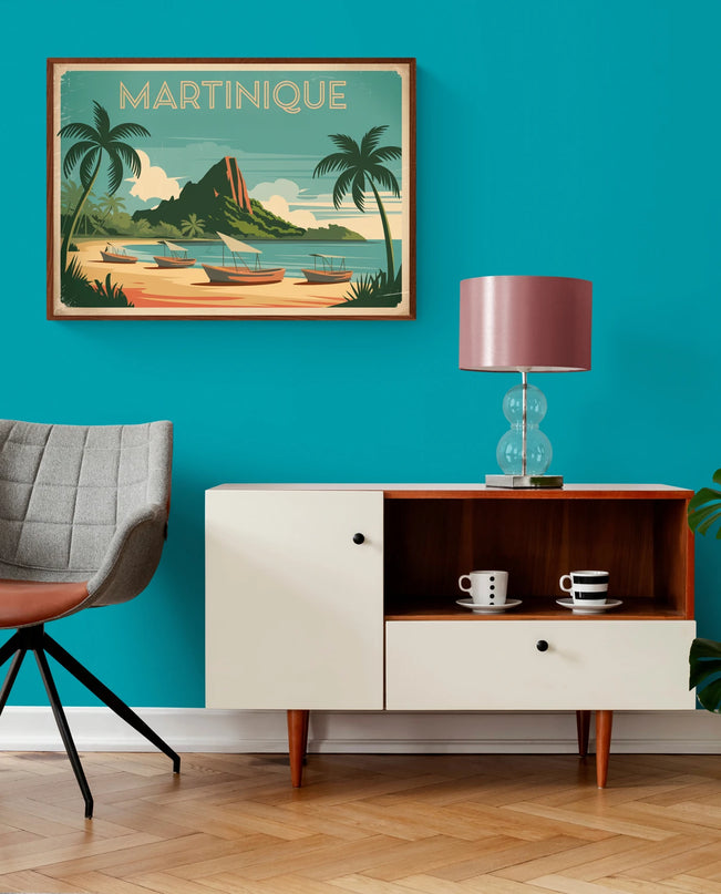 affiche vintage martinique copie
