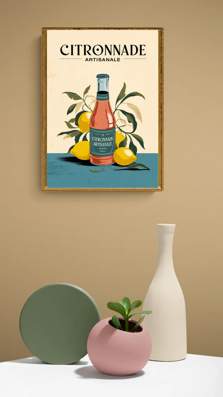 Affiche limonadier rétro
