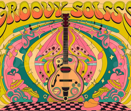 affiche musique retro