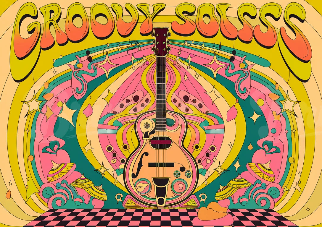 affiche musique retro