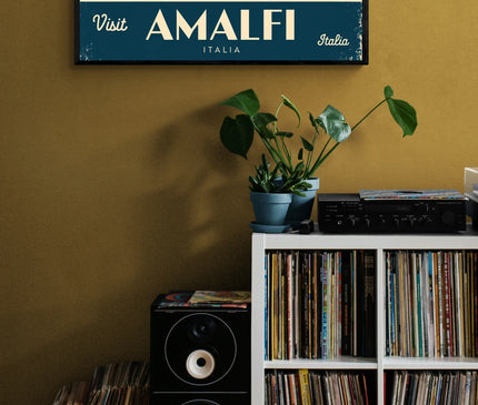 Affiche vintage bord de mer italien