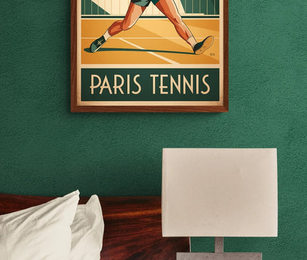 affiche tennis vintage copie